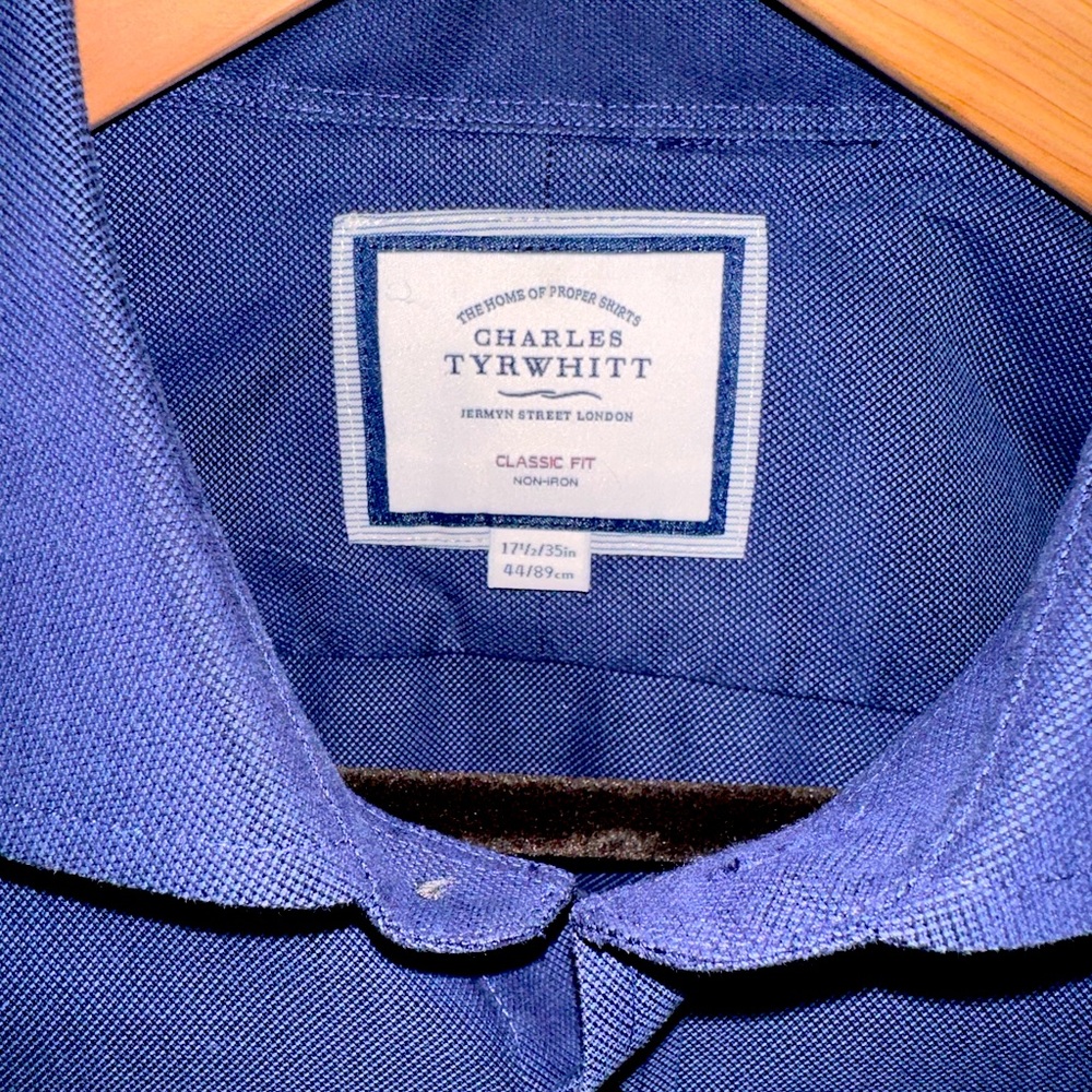 Charles Tyrwhitt 17.5 34/35 Men’s Dress Shirt